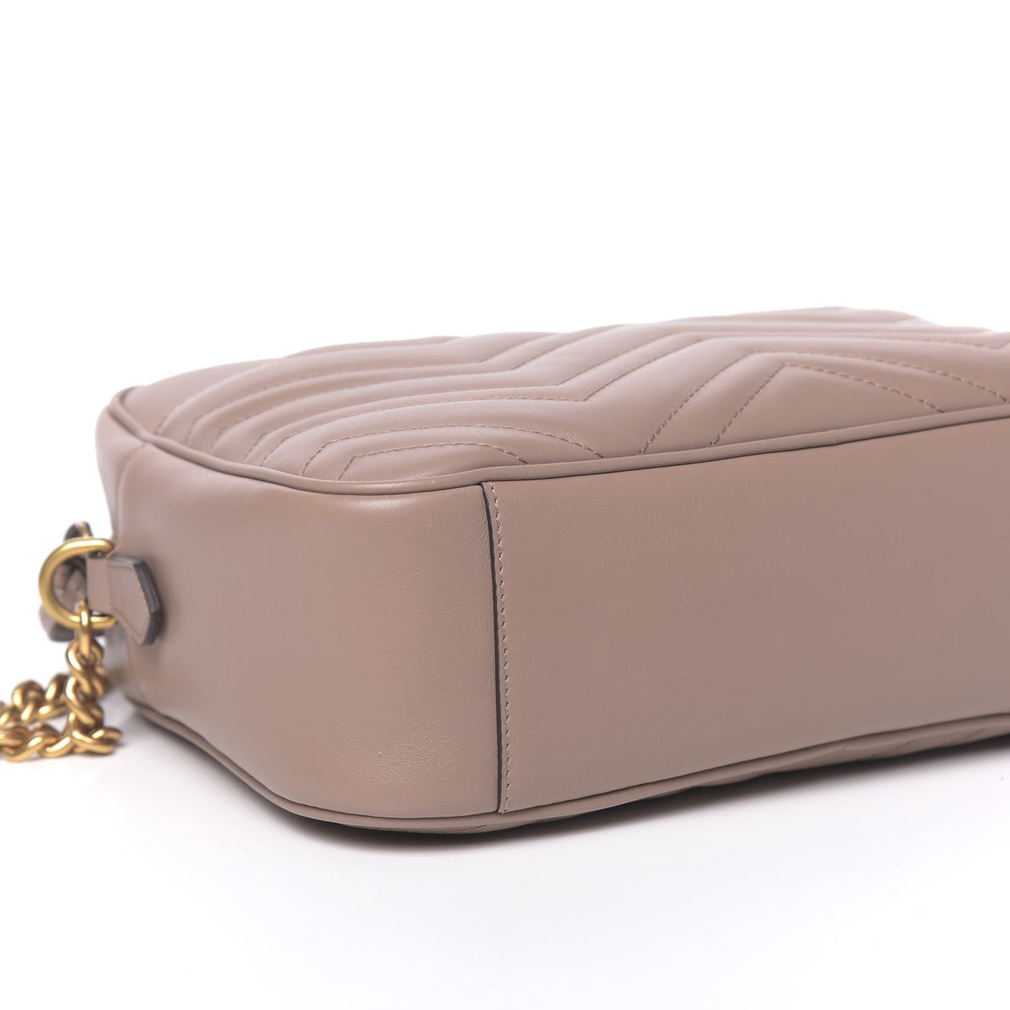 Calfskin Matelasse Medium GG Marmont Chain Shoulder Bag Porcelain Rose