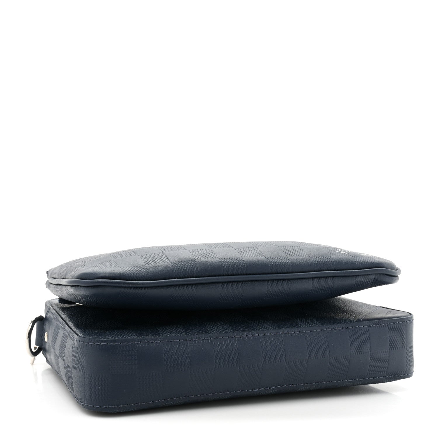 Louis Vuitton Damier Graphite Infini 3D Trio Messenger Blue 4 of 13