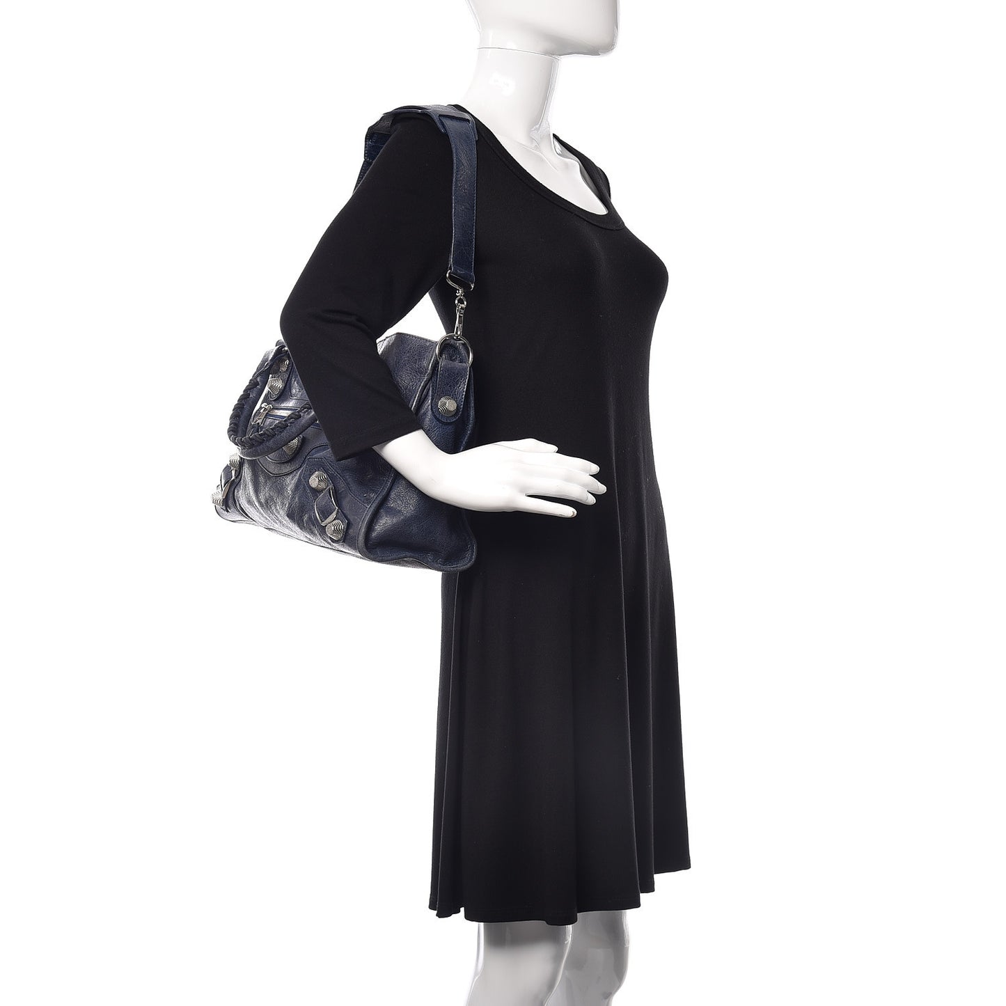 Agneau Giant 21 Silver Hardware City Bleu Roi