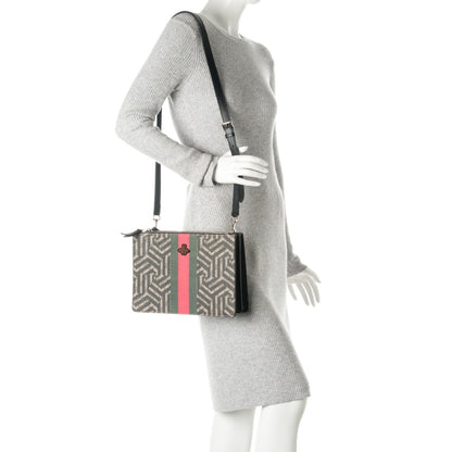 Gucci GG Supreme Monogram Caleido Web Messenger Beige Ebony 2 of 6