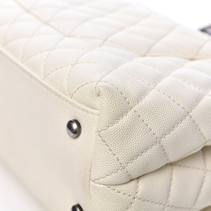 Chanel Caviar Lizard Quilted Small Coco Handle Flap Ivory 11 of 15