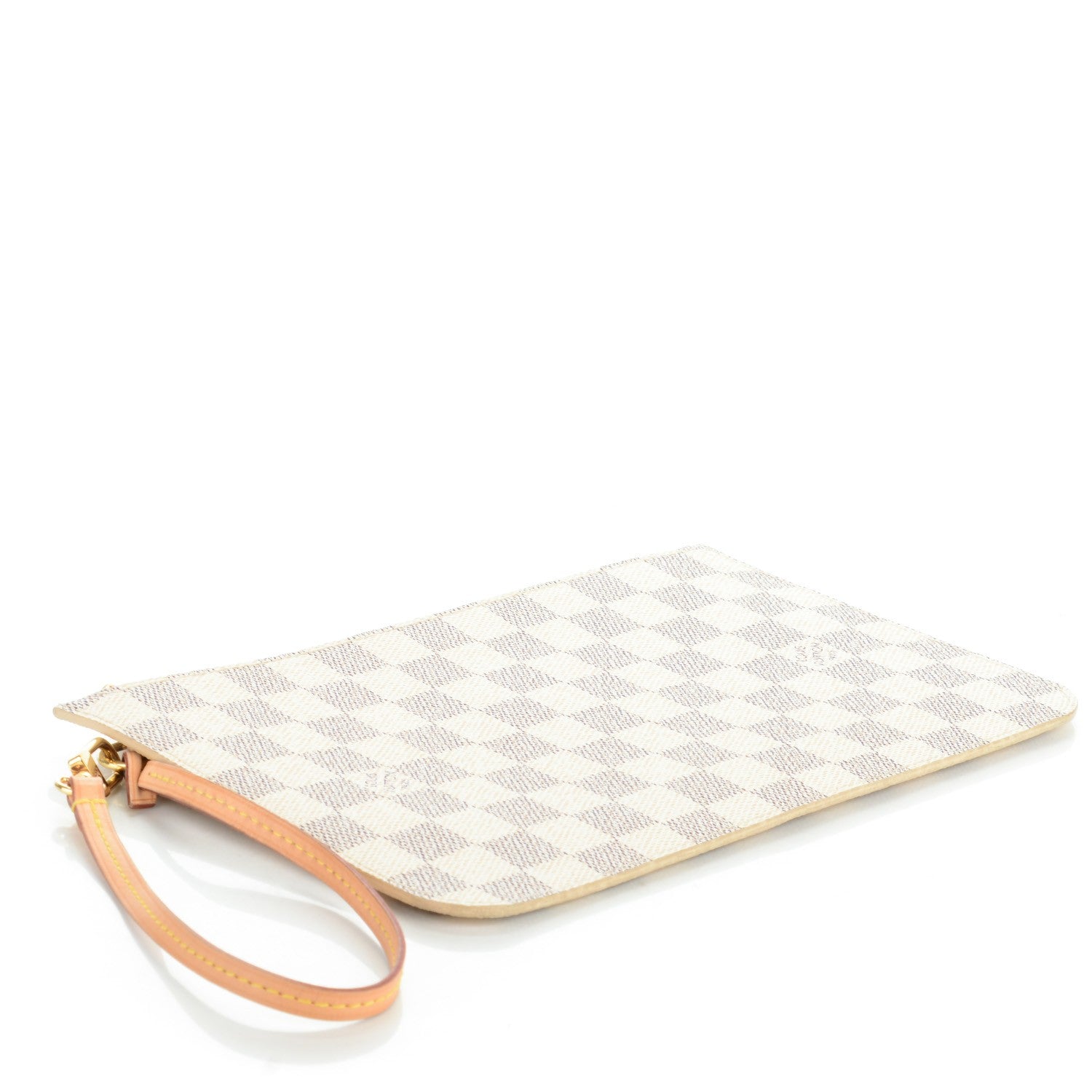 Louis Vuitton Damier Azur Neverfull MM GM Pochette Rose Ballerine 4 of 7