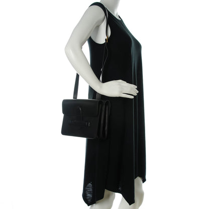 Celine Box Calfskin Medium Symmetrical Bag Black 2 of 8