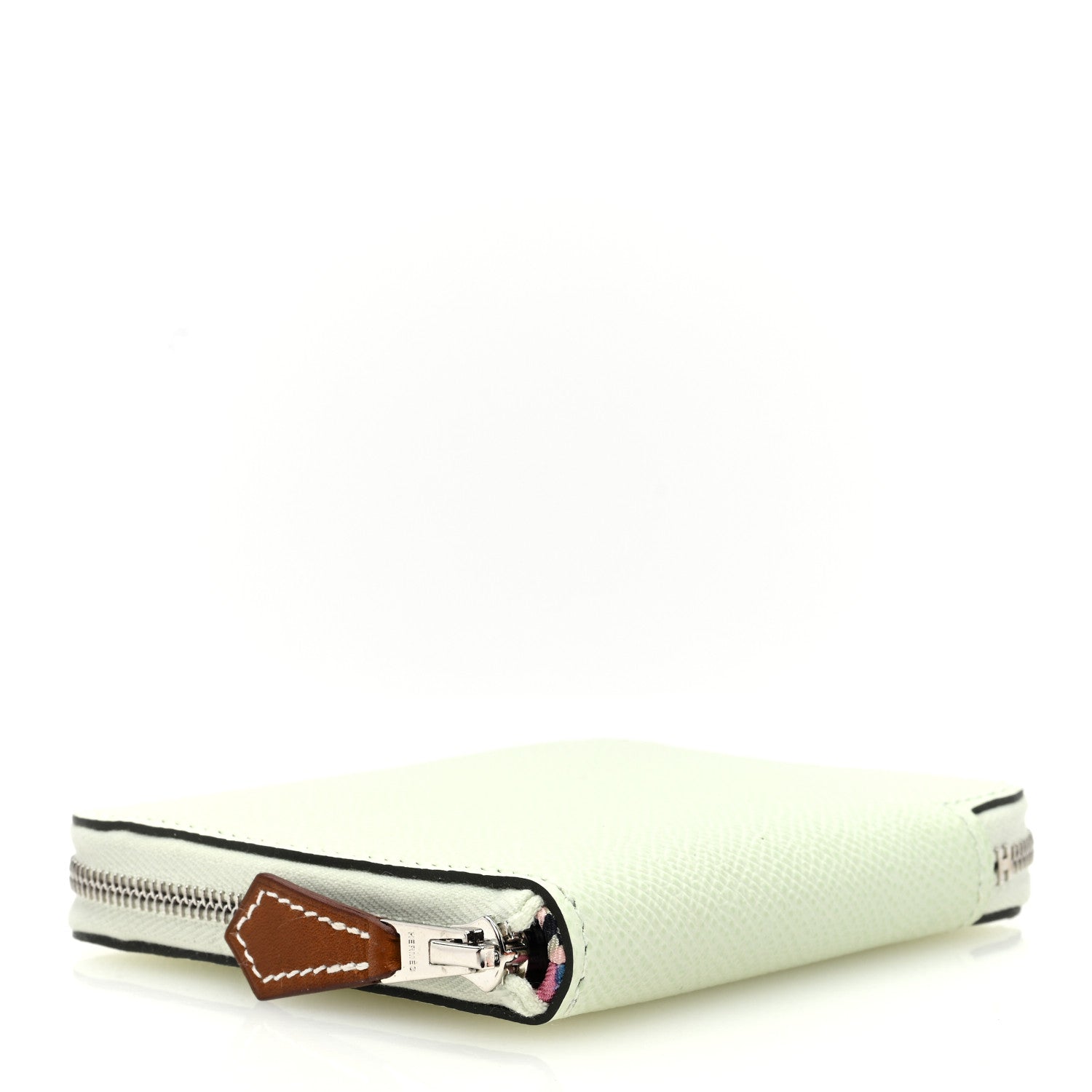 Hermes Epsom Silk'In Compact Wallet Vert Fizz 4 of 8