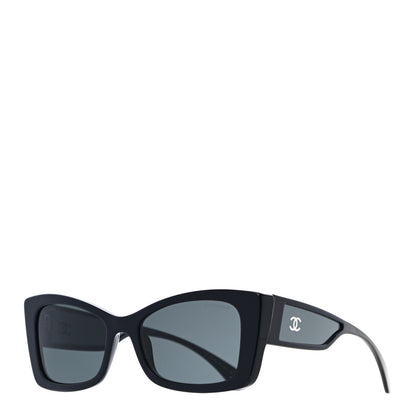 Chanel Acetate CC Rectangle Sunglasses 5430 Black 1 of 7
