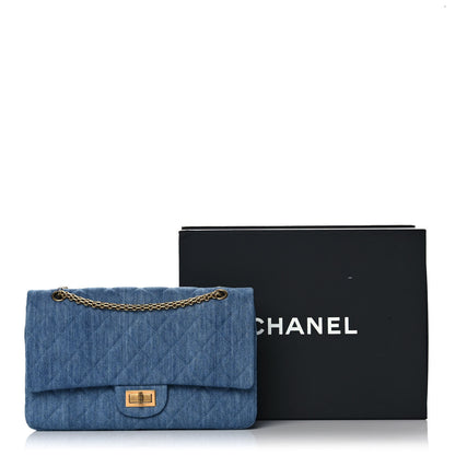 Chanel Denim Quilted 2.55 Reissue 227 Flap Blue 12 of 12