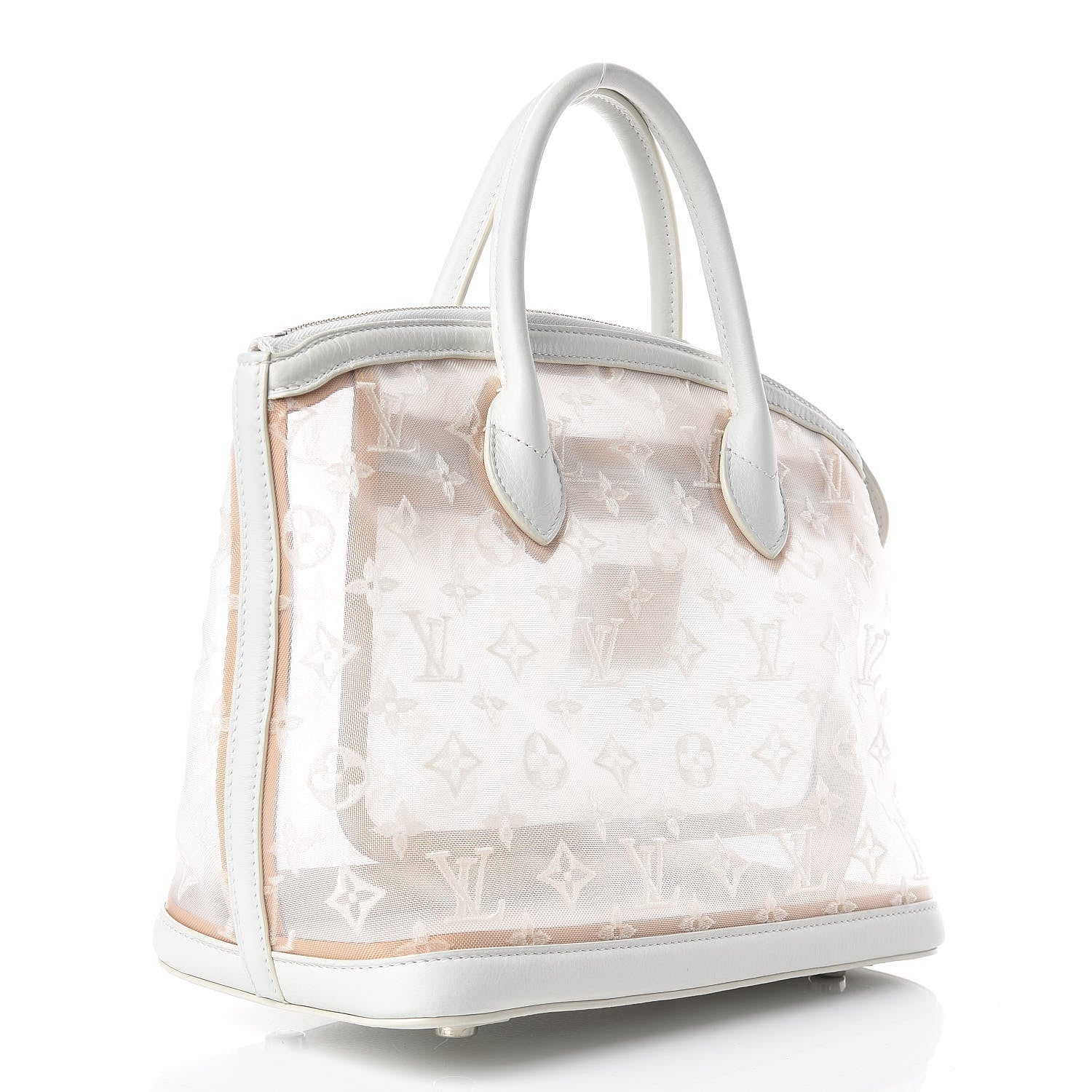 Louis Vuitton Monogram Transparence Lockit White 3 of 9