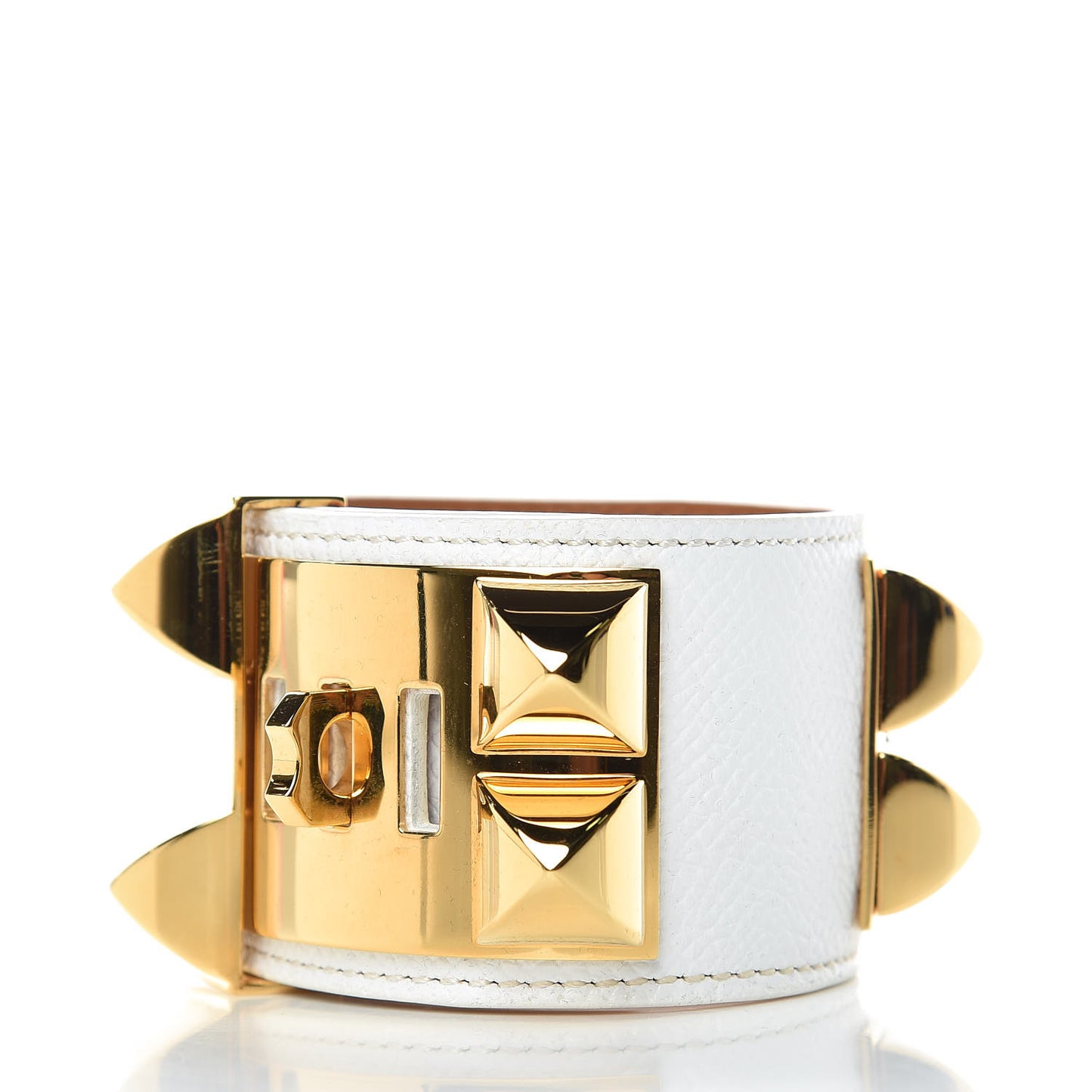 Epsom Collier de Chien CDC Bracelet S White