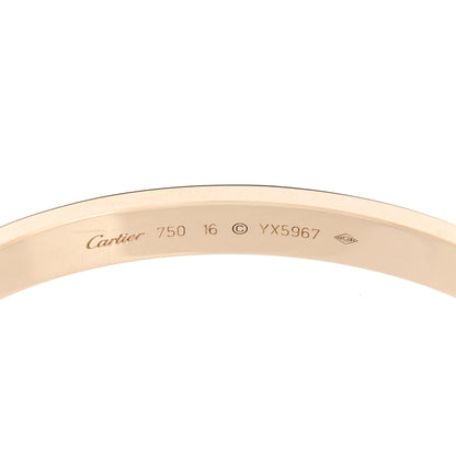 Cartier 18K Yellow Gold LOVE Bracelet 16 4 of 8