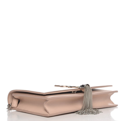 Saint Laurent Smooth Calfskin Classic Monogram Kate Tassel Chain Wallet Marble Pink 4 of 8