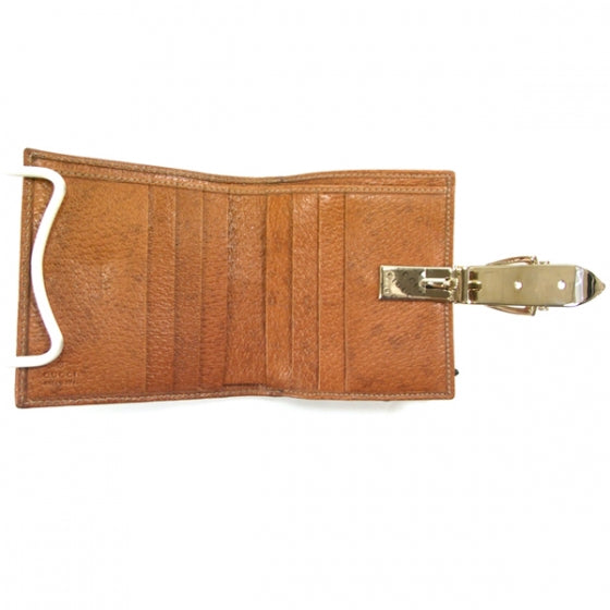 Gucci Monogram Buckle French Wallet 5 of 8