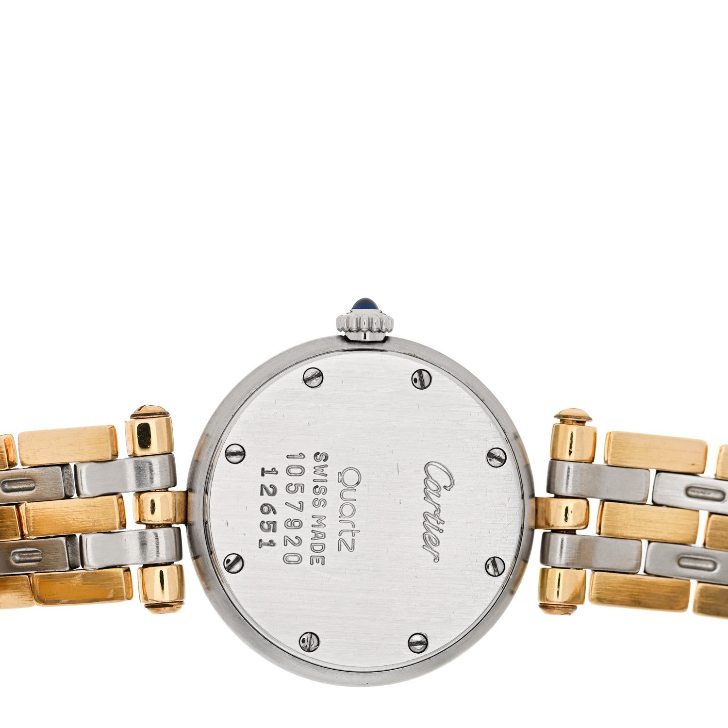 Cartier Stainless Steel 18K Yellow Gold 24mm Panthere Vendome Quartz Watch 4 of 4
