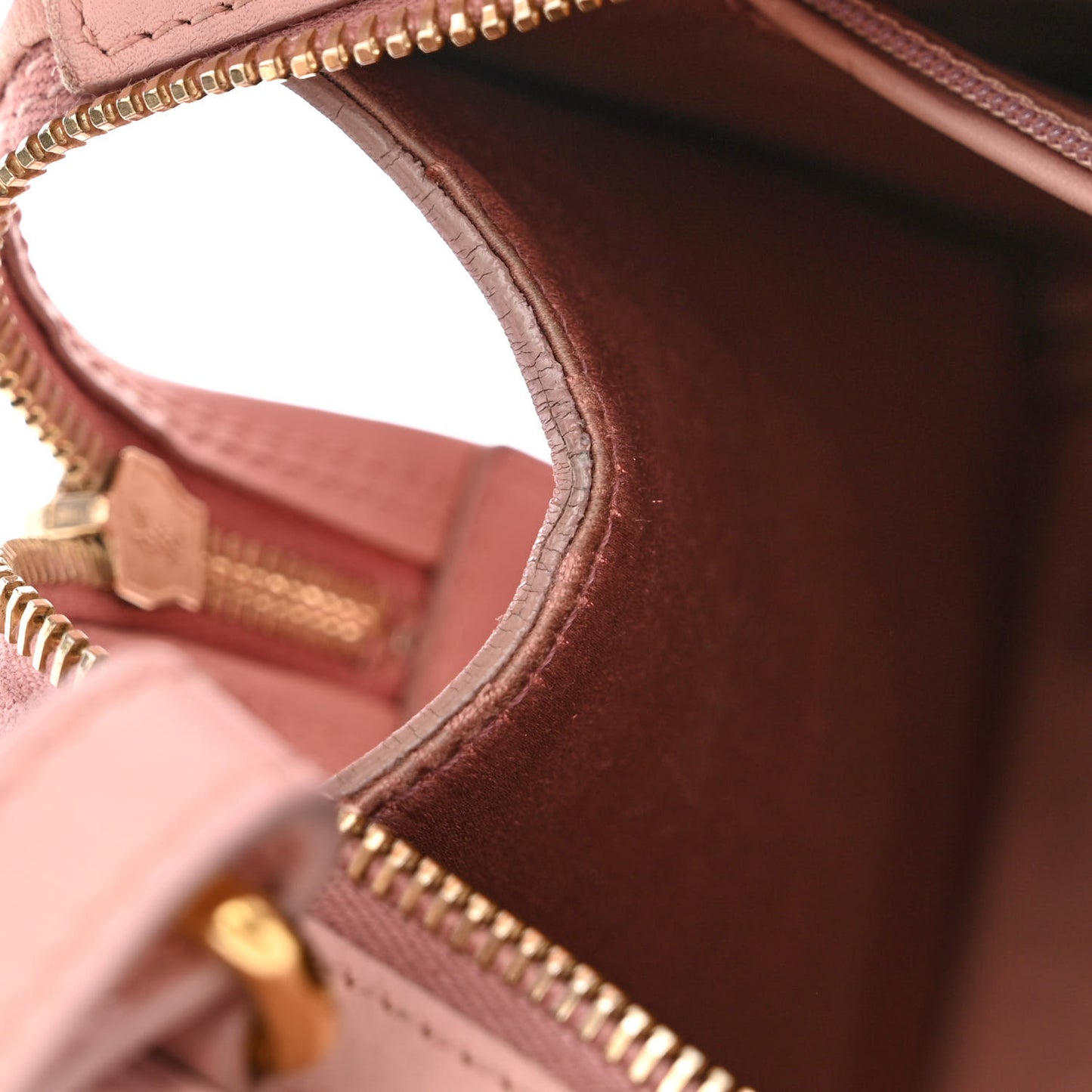 Textured Calfskin Small Cabas ChYc Light Pink