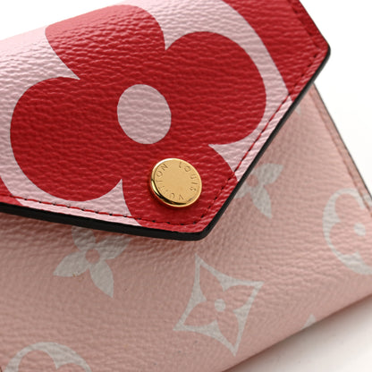Louis Vuitton Monogram Giant Zoe Wallet Rouge Rose 8 of 9