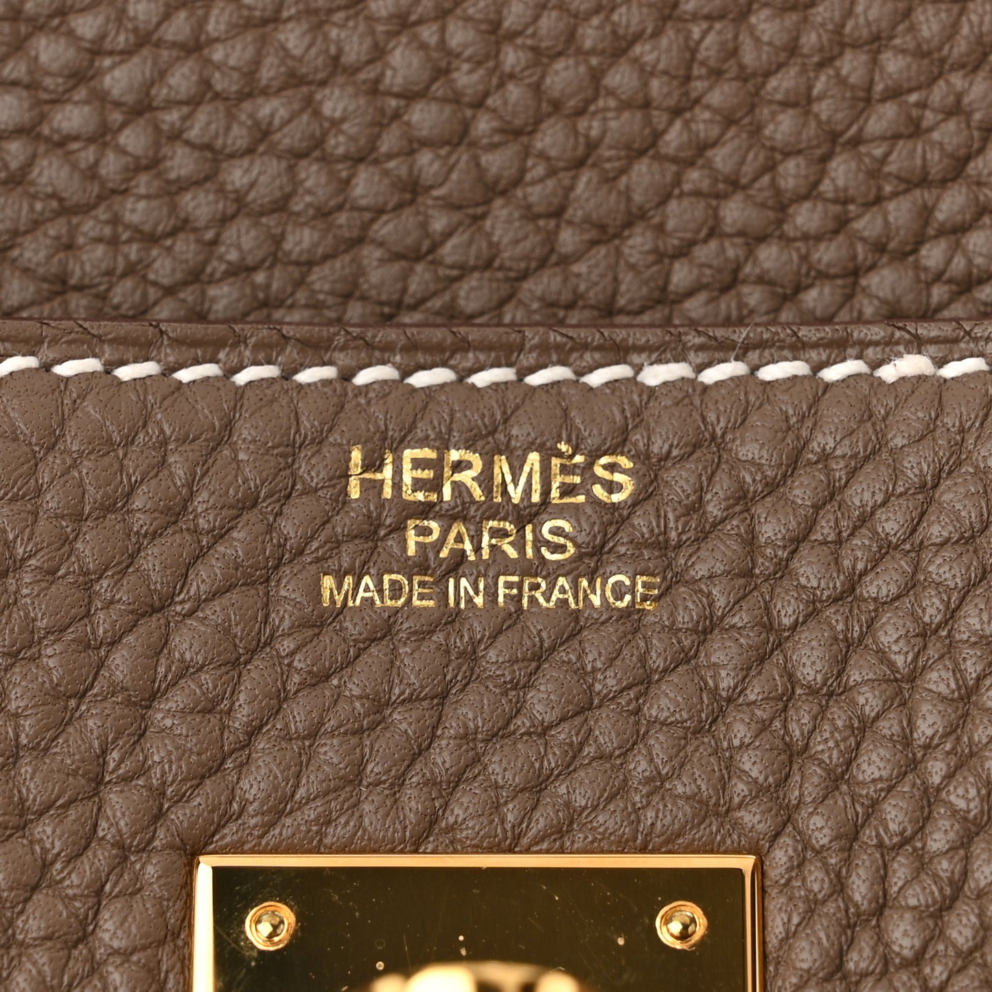 Taurillon Clemence Birkin 30 Etoupe