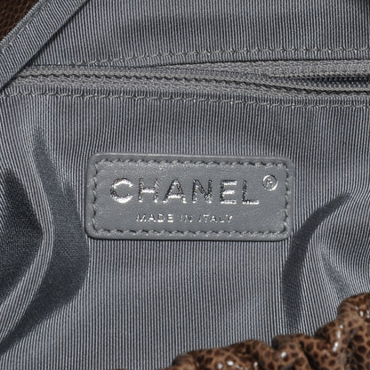Chanel Caviar Maxi Elastic Flap Brown 7 of 8