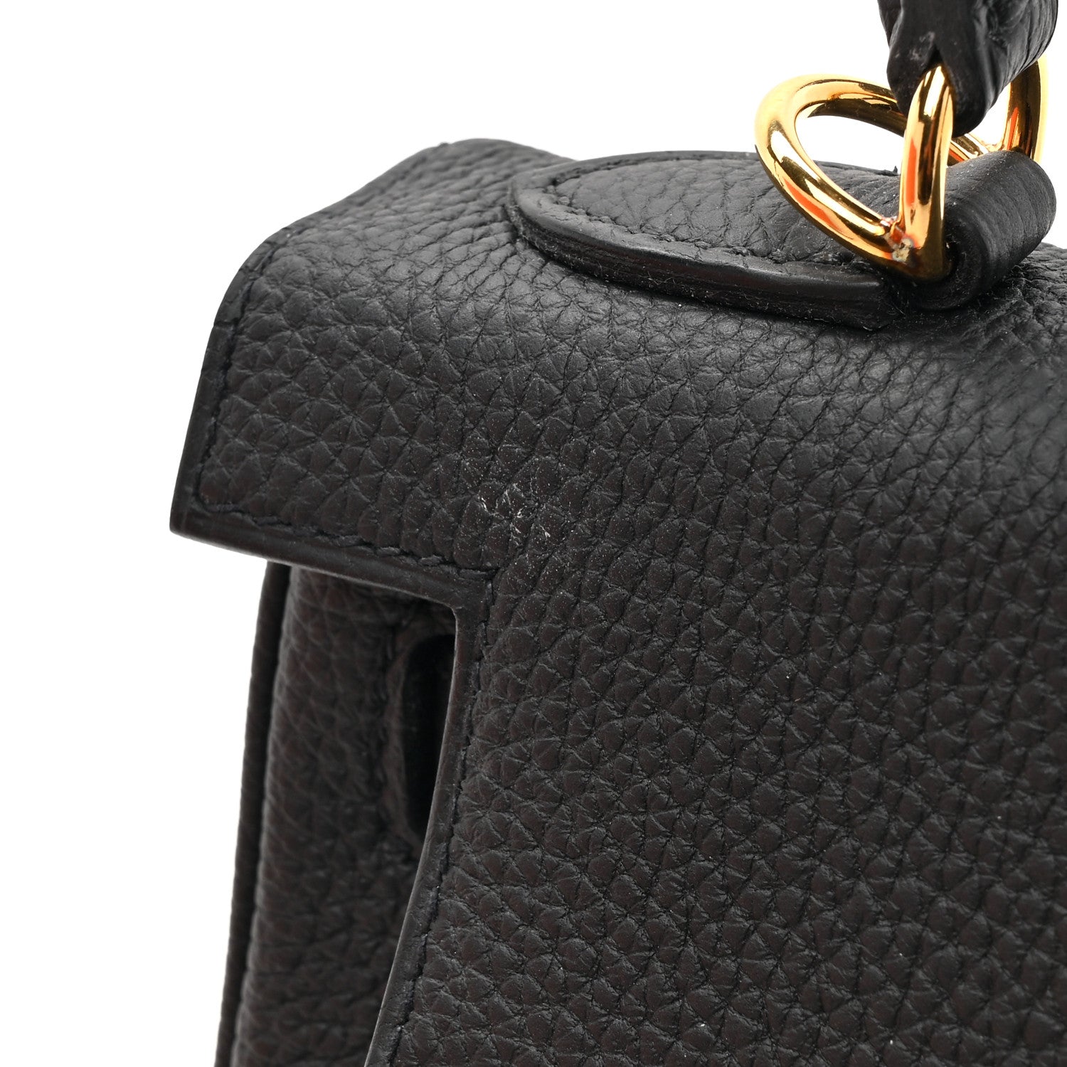 Hermes Togo Kelly Retourne 25 Black 11 of 12