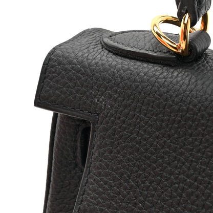 Hermes Togo Kelly Retourne 25 Black 11 of 12