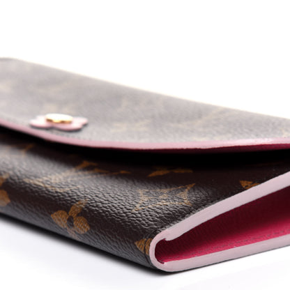 Louis Vuitton Monogram Bloom Flower Emilie Wallet 9 of 11