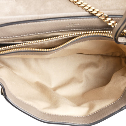 Chloe Calfskin Small Faye Day Shoulder Bag Motty Grey 5 of 12