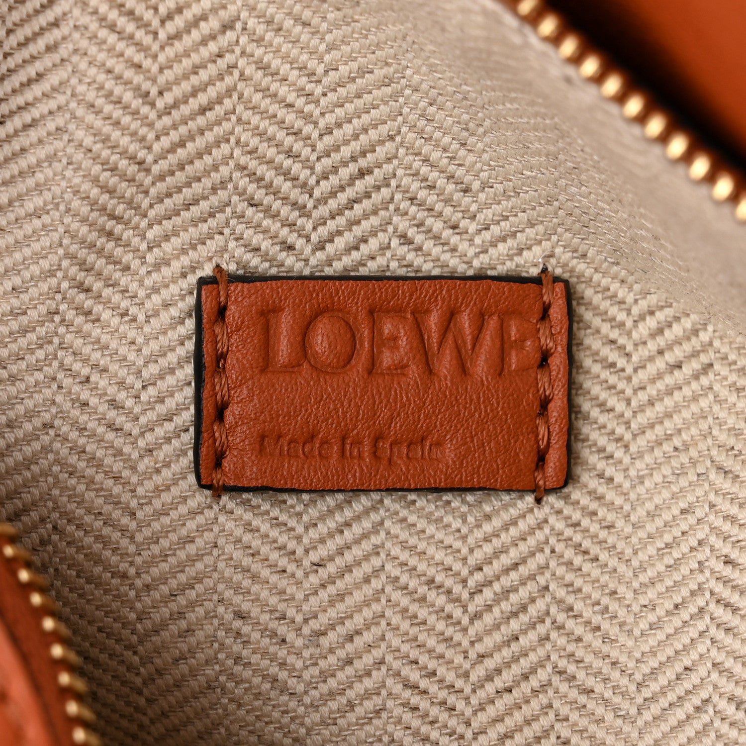 Loewe Calfskin Mini Puzzle Bag Spice Orange Pumpkin 1345372
