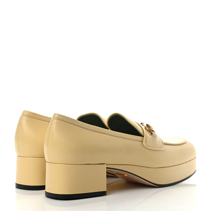 Gucci Goatskin Houdan Platform Loafers 40 Burro 4 of 9