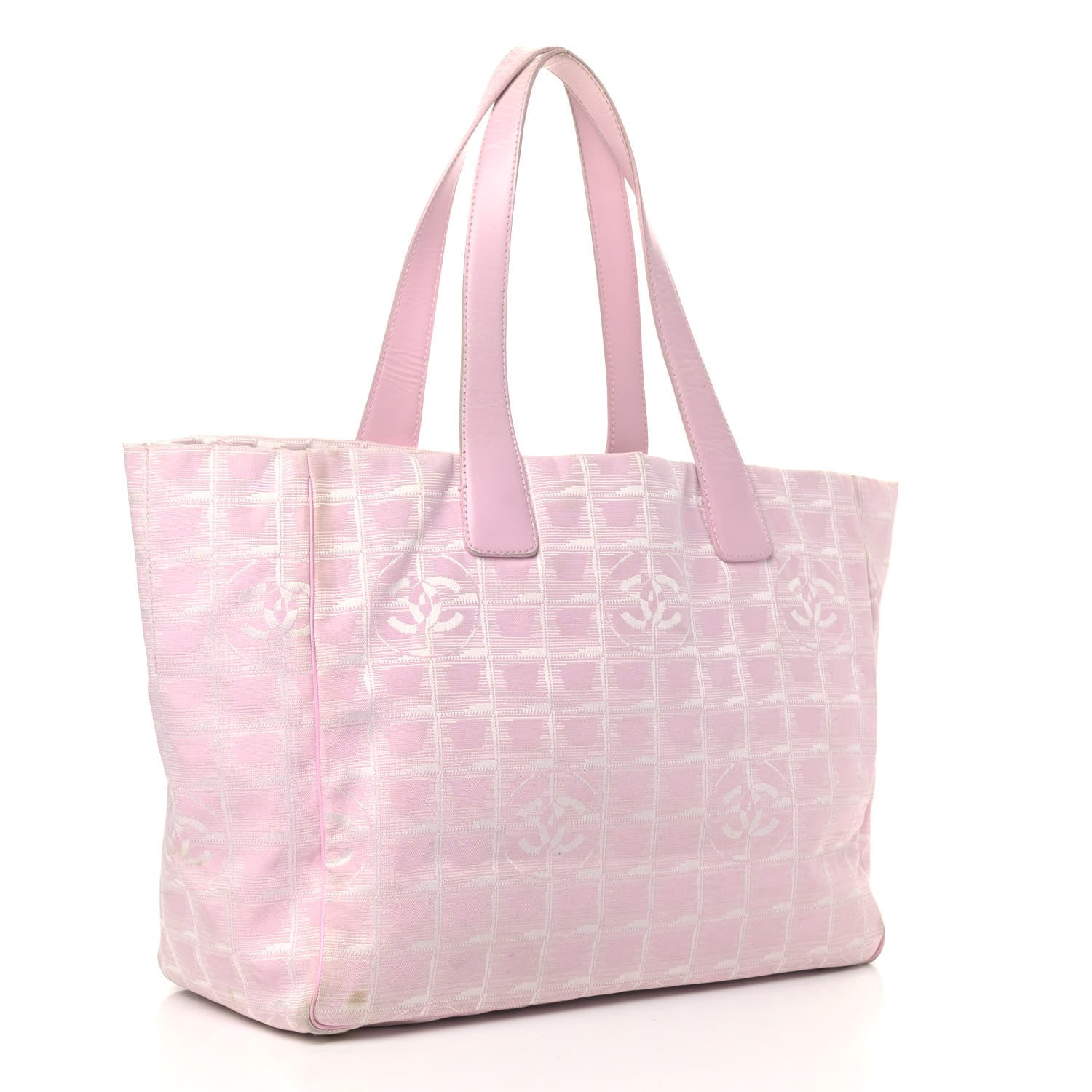 Chanel Nylon Medium Travel Tote Pink 2 of 9