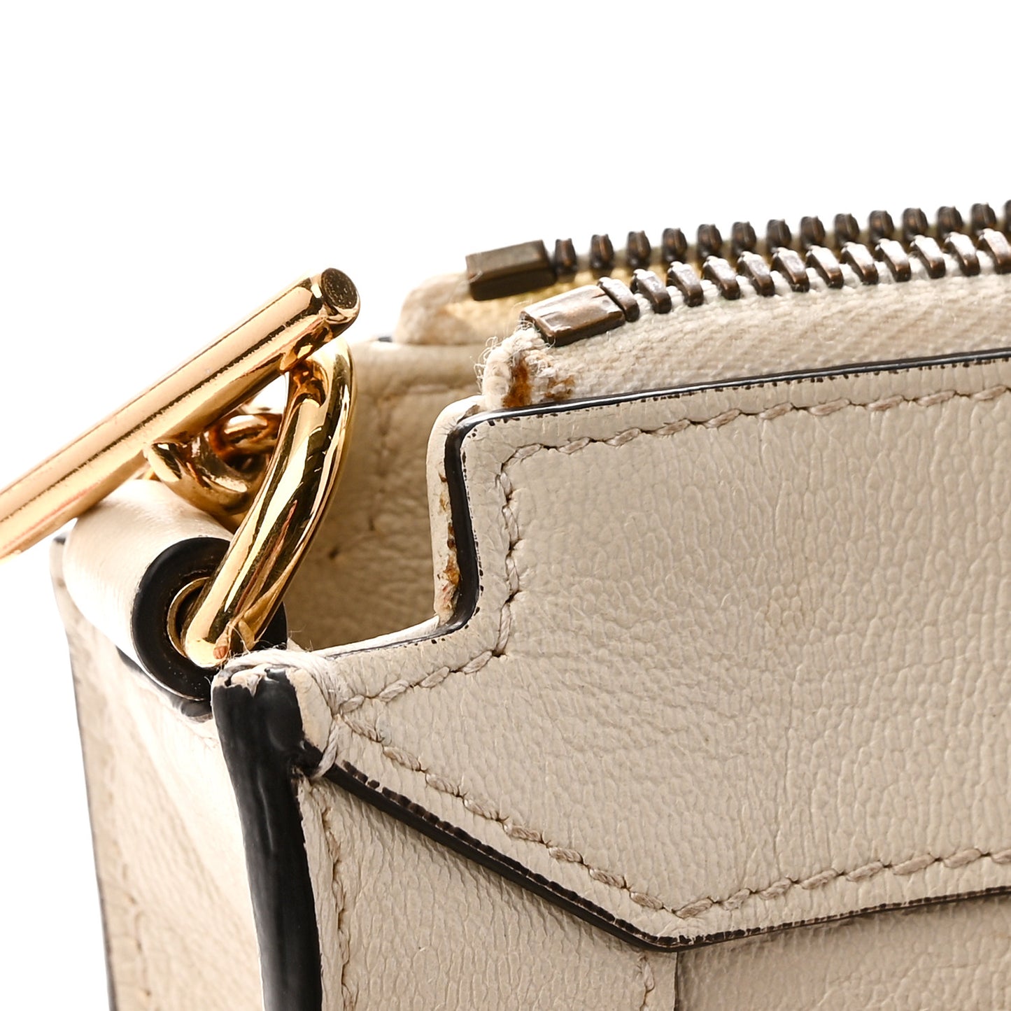New Sakai Calfskin Lux Dahlia Chain Shoulder Bag Mystic White