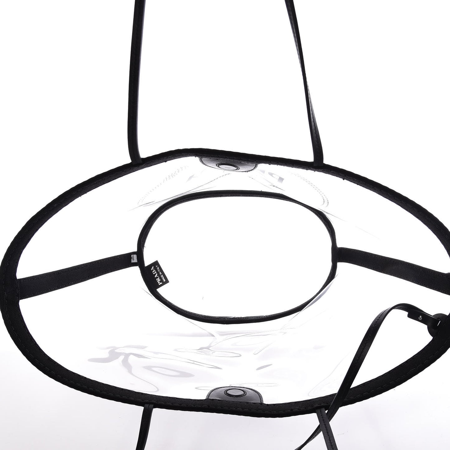 Plexiglass Canapa Shopper Tote Black