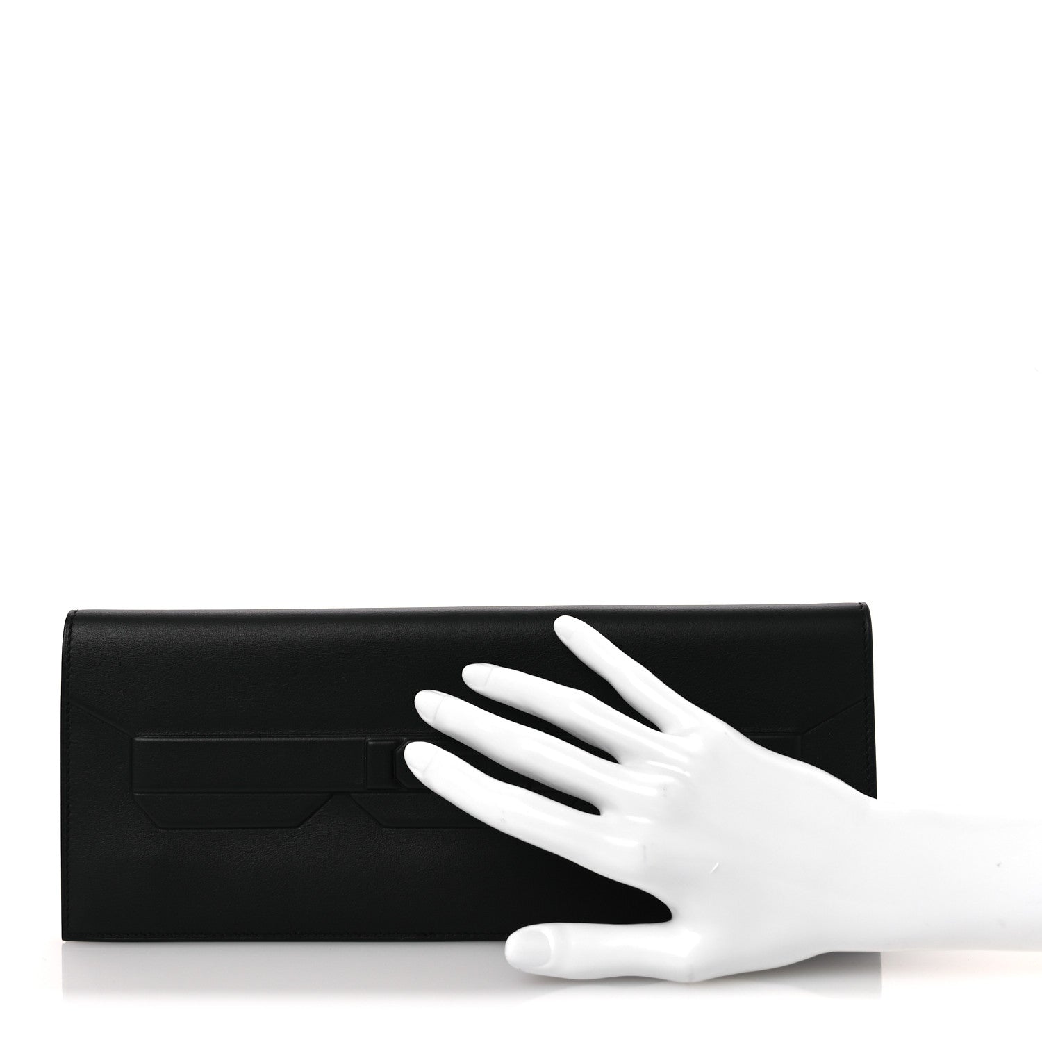 Hermes Swift Shadow Clutch 29 Black 2 of 10