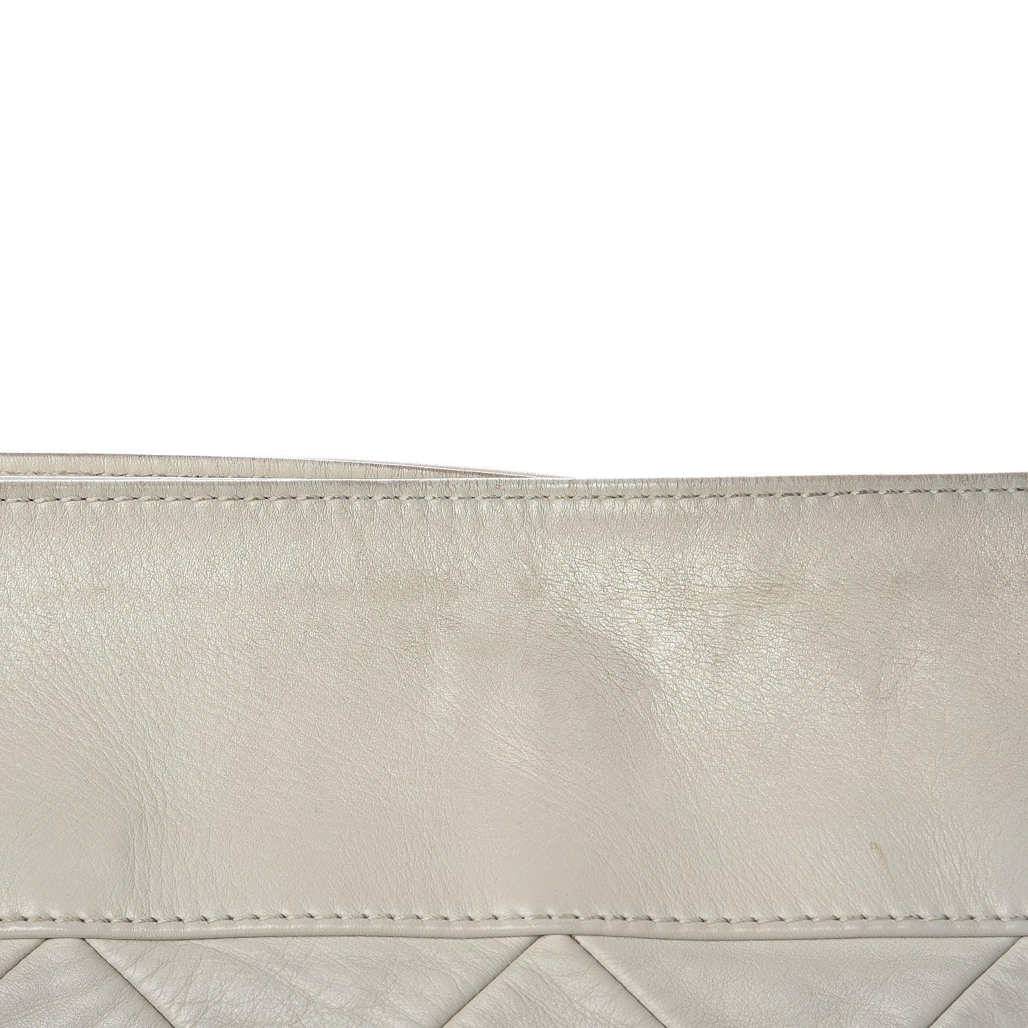 Chanel Calfskin Quilted Chain Hobo White 18 of 24