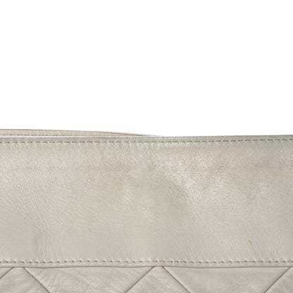 Chanel Calfskin Quilted Chain Hobo White 18 of 24