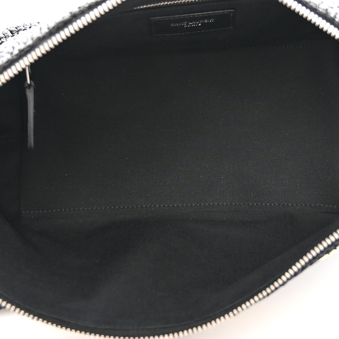 Raffia Le Crossbody Black