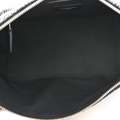 Saint Laurent Raffia Le Crossbody Black 5 of 13