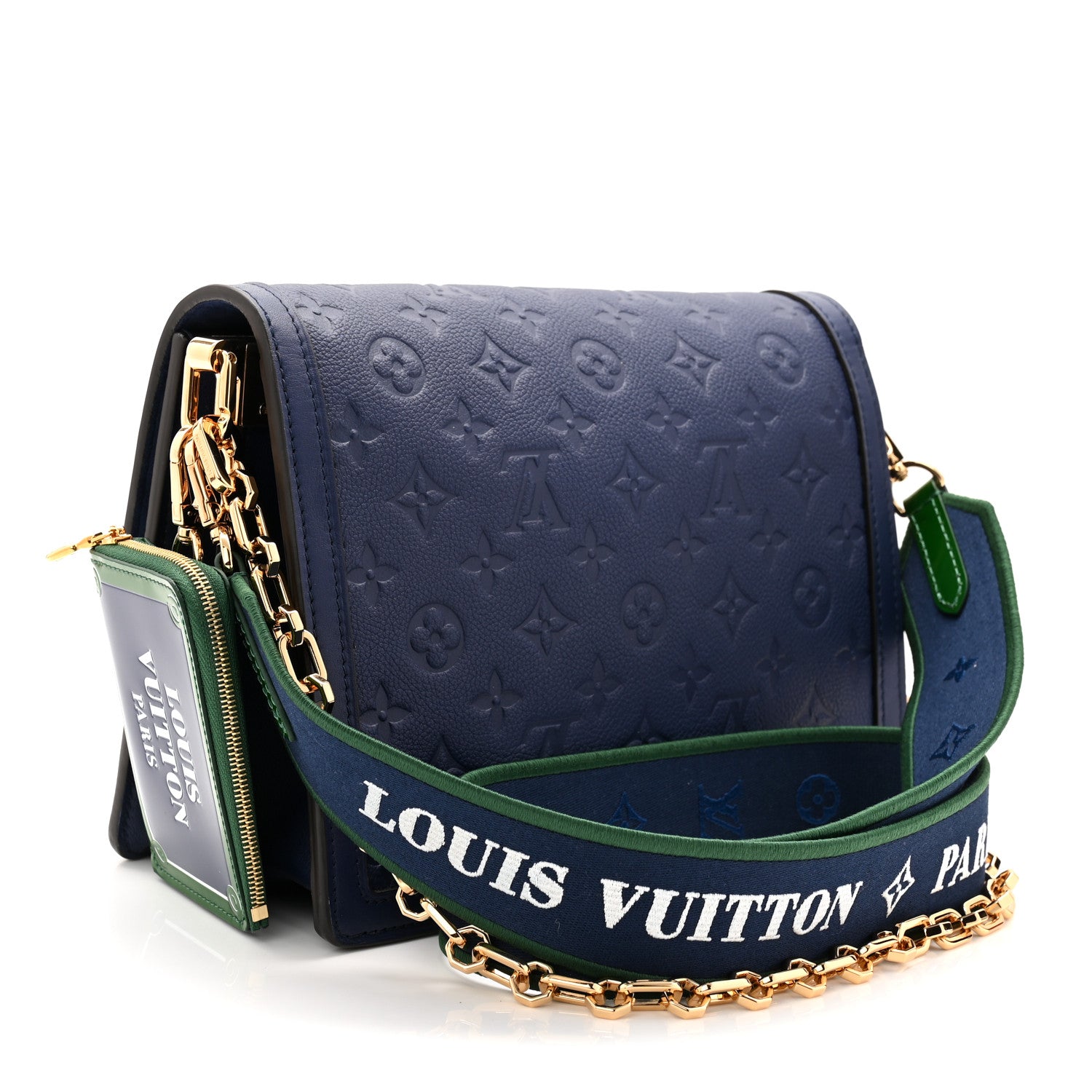 Louis Vuitton Empreinte Monogram Dauphine MM Blue Myrtle 1826172