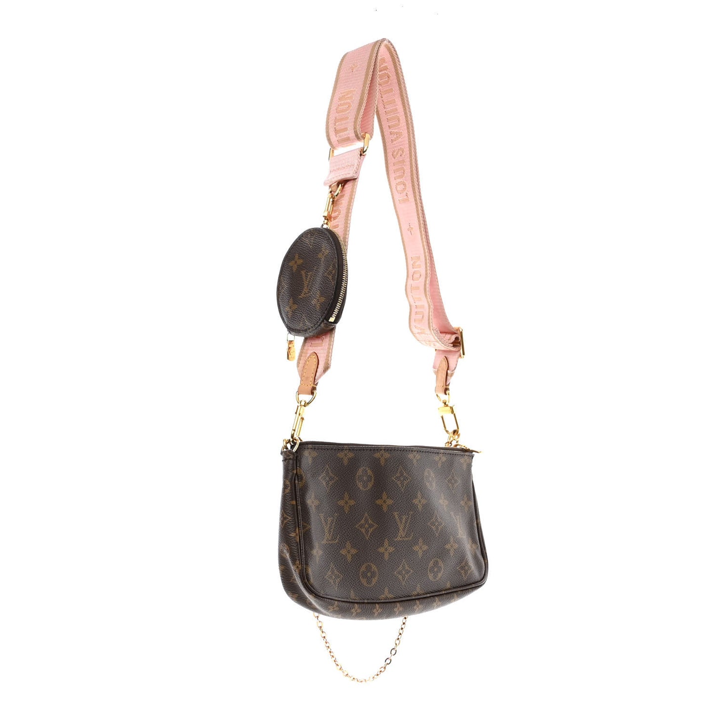 Monogram Multi Pochette Accessories Rose Clair