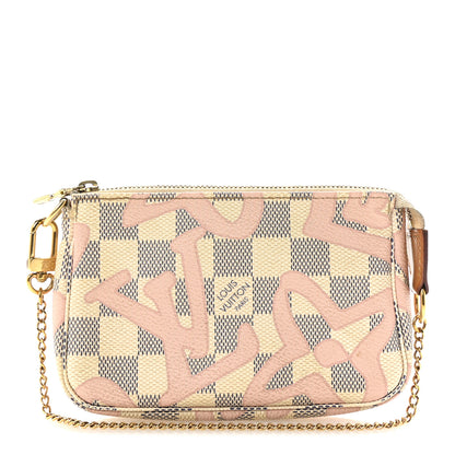 Louis Vuitton Damier Azur Tahitienne Mini Pochette Accessories 1 of 6