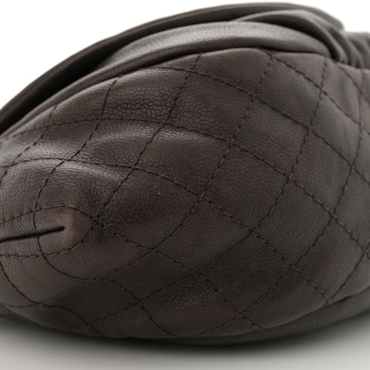 Chanel Caviar Large Half Moon Flap Brown 9 of 12