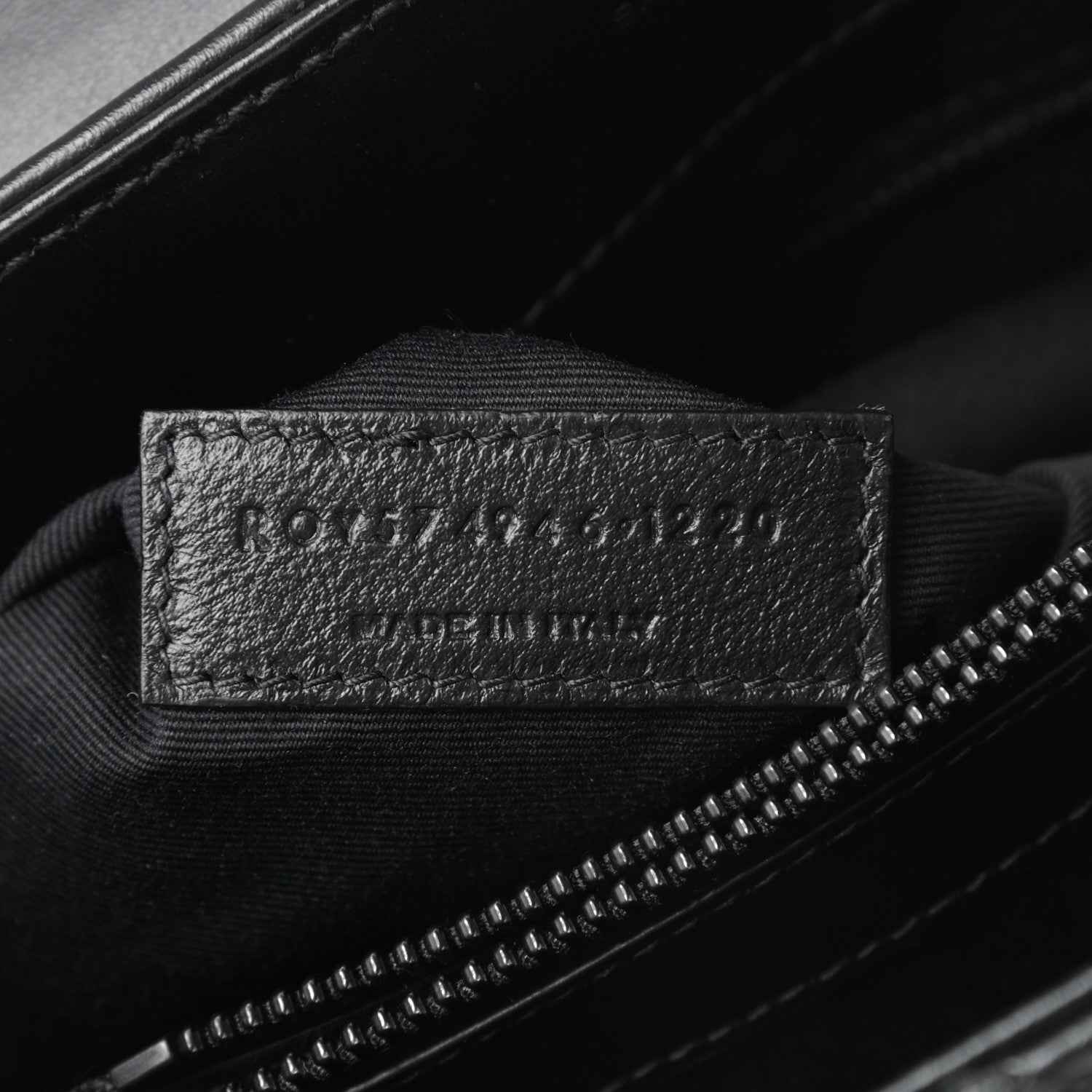 Saint Laurent Calfskin Y Quilted Monogram Medium Loulou Chain Satchel Black 7 of 10