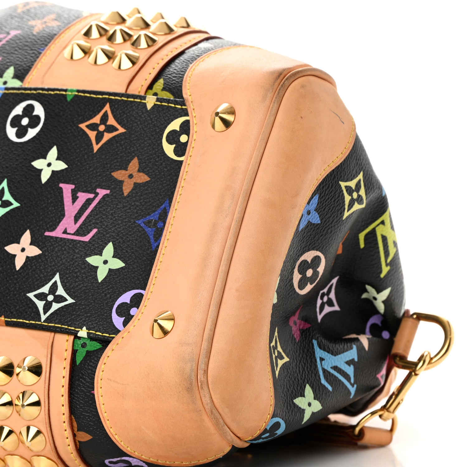 Louis Vuitton Monogram Multicolor Courtney MM Black 10 of 20