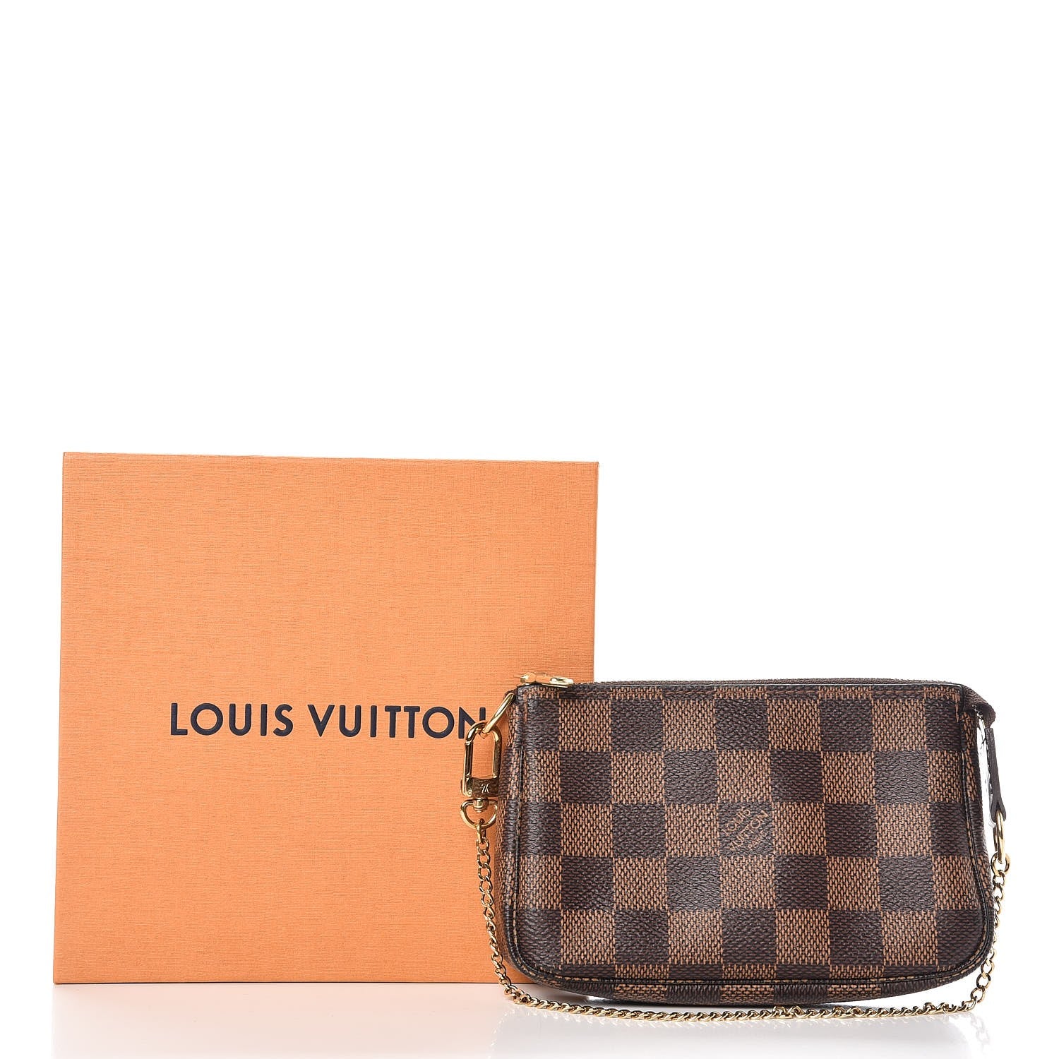 Louis Vuitton Damier Ebene Mini Pochette Accessories 9 of 9