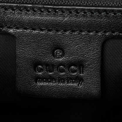 Gucci Velvet GG Monogram Web Medium Double Buckle Backpack Brown Black 6 of 10