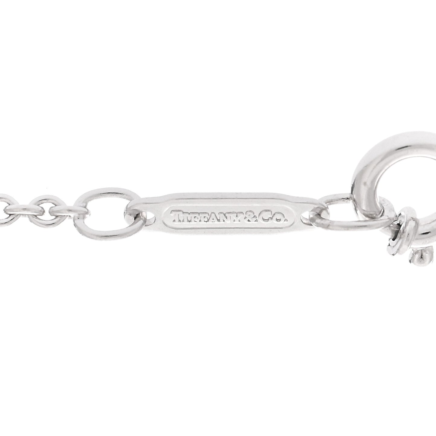 18K White Gold Diamond Atlas Bar Pendant Necklace