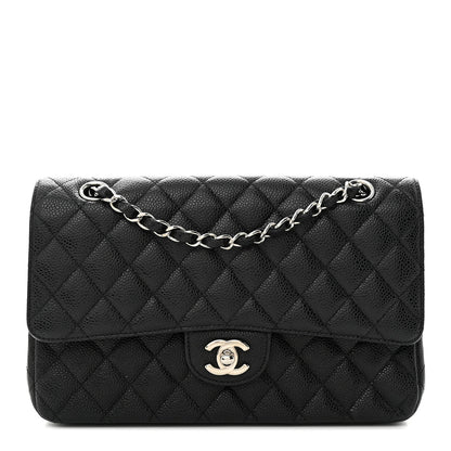 Chanel Caviar Quilted Medium Double Flap Black 1 of 15