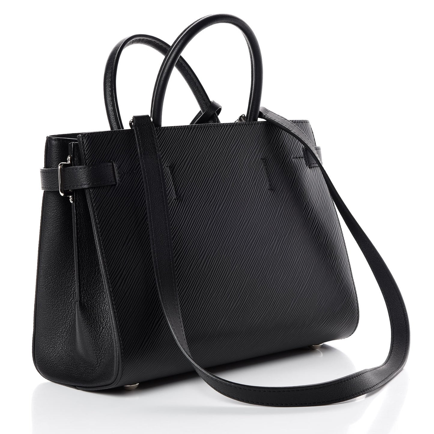 Epi Twist Tote Black