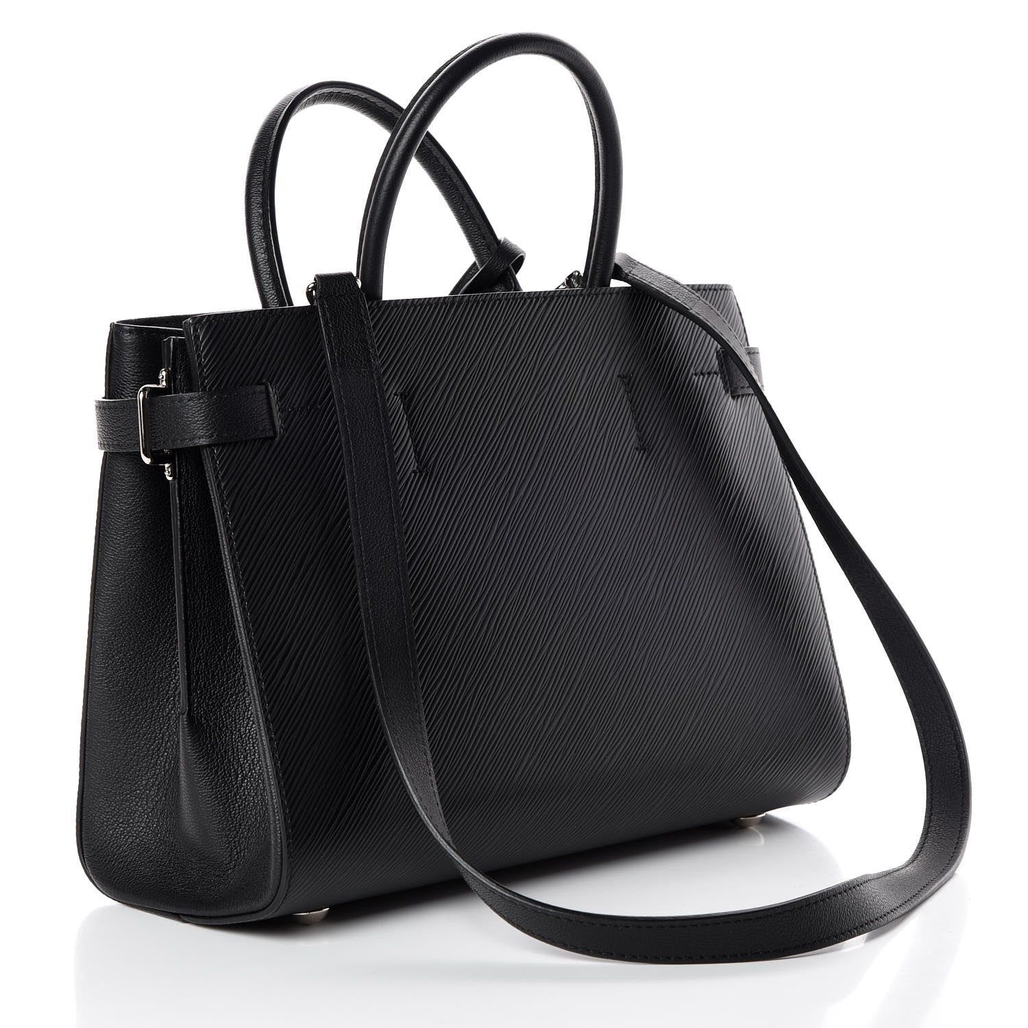 Louis Vuitton Epi Twist Tote Black 3 of 9