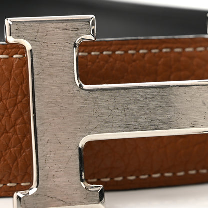 Hermes Box Togo 32mm H Belt 100 40 Black Gold 8 of 9
