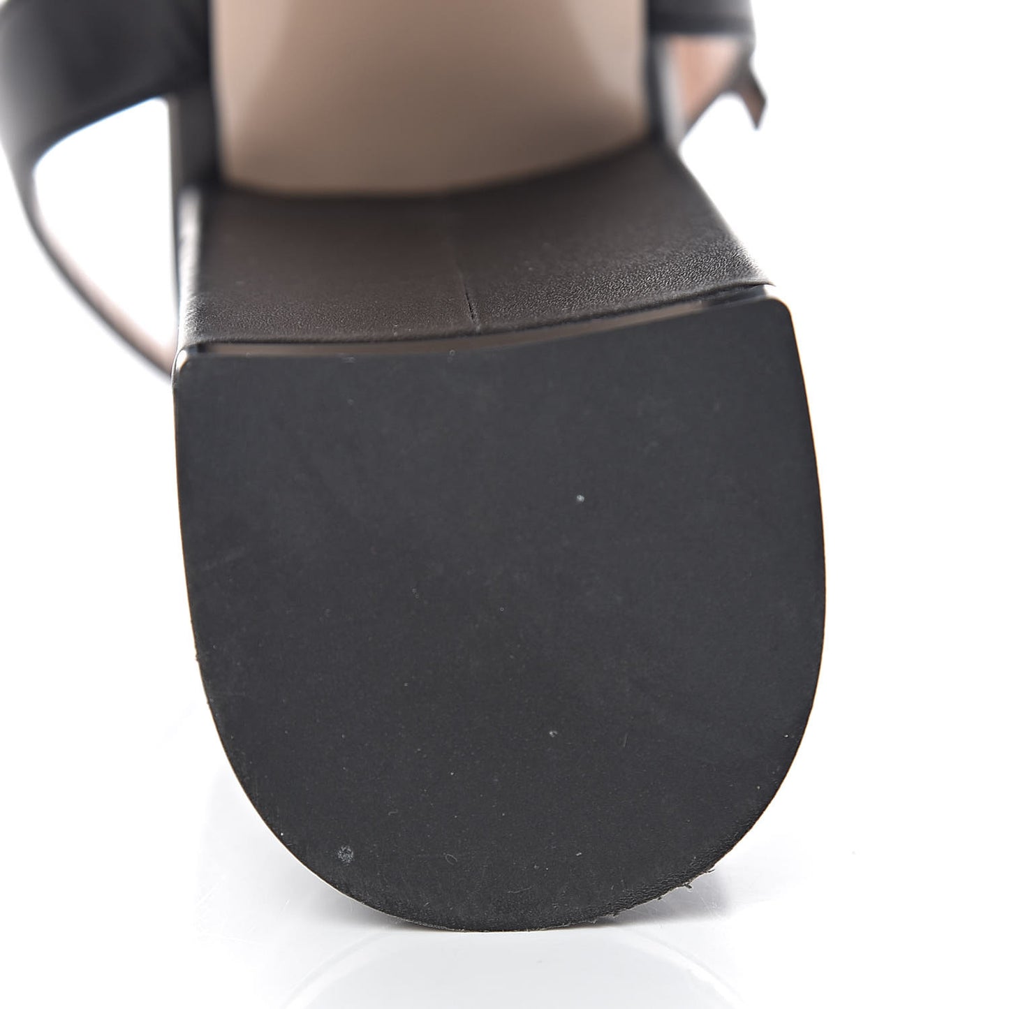 Calfskin GG Marmont Ankle Wrap 30/115mm Platform Sandals 36.5 Black