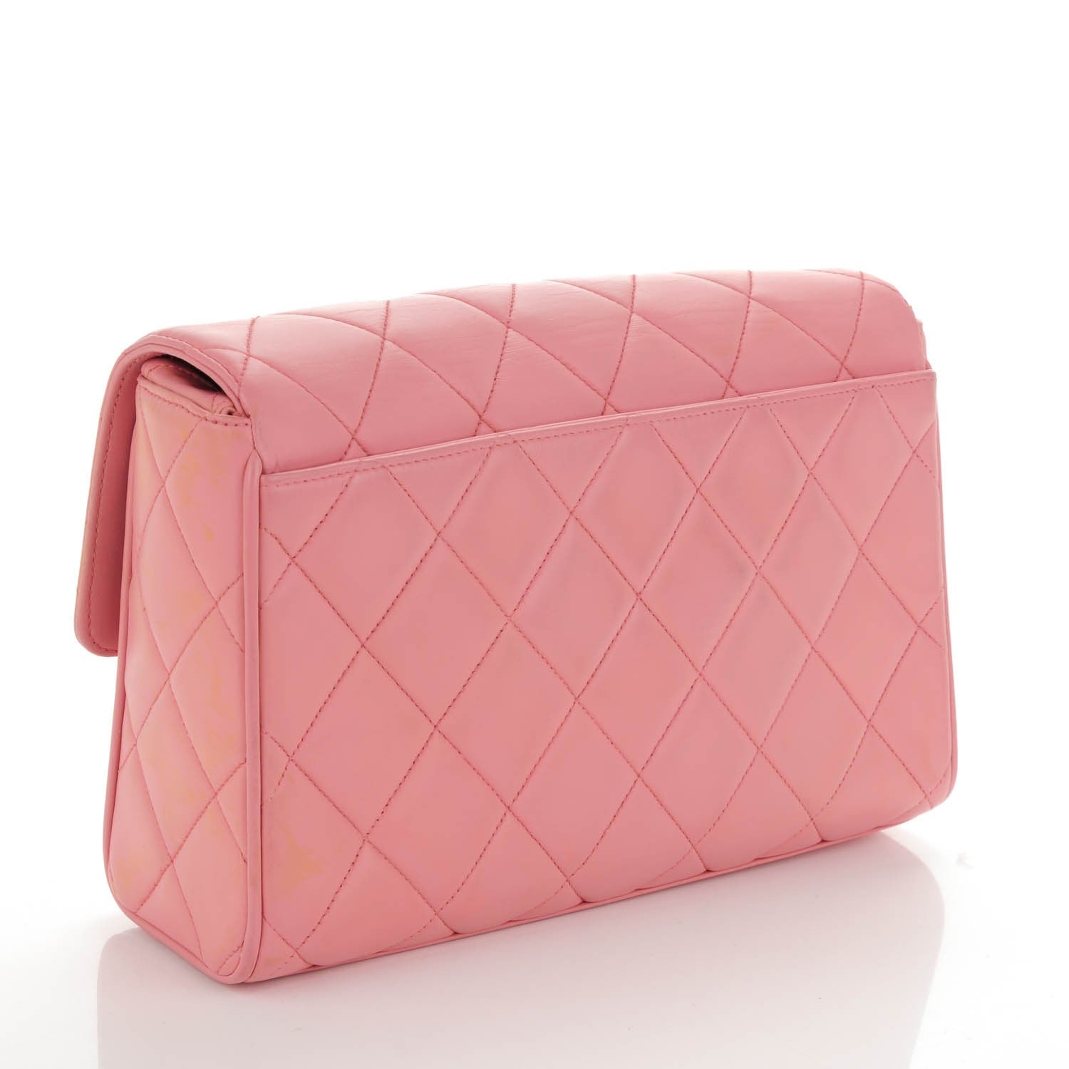 Chanel Lambskin Quilted CC Flap Pink 4 of 11