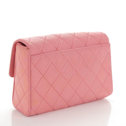 Chanel Lambskin Quilted CC Flap Pink 4 of 11